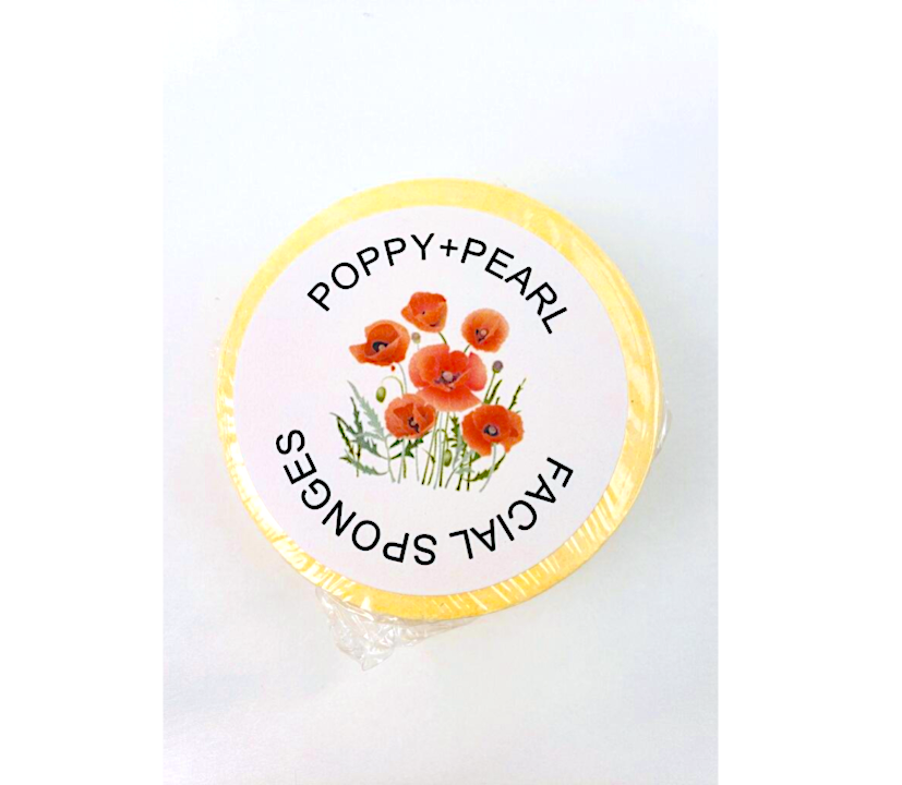Poppy + Pearl Facial Cleansing Sponge - 25 pack (just the sponges)