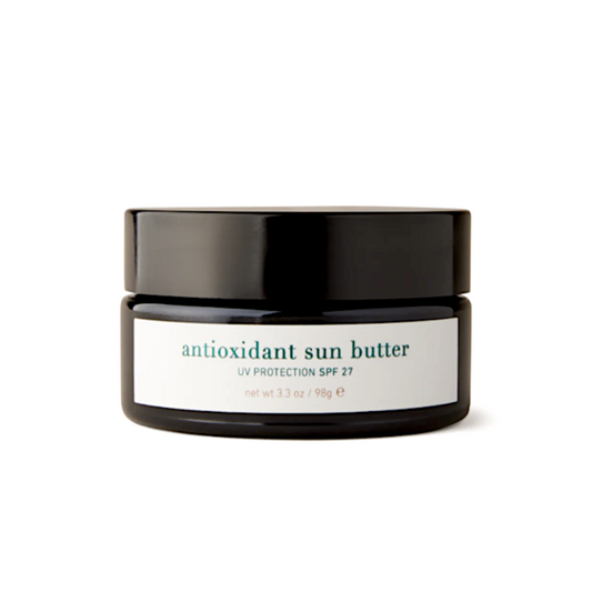 ISUN antioxidant sun butter jar on a white background