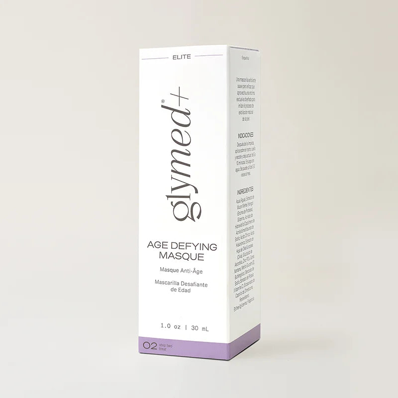 Glymed Age Defying Masque packaging on a white background