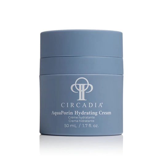 Circadia AquaPorin Hydrating Cream jar on a white background