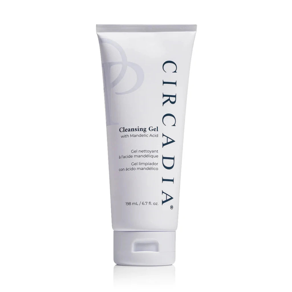 Circadia cleansing gel tube on a white background