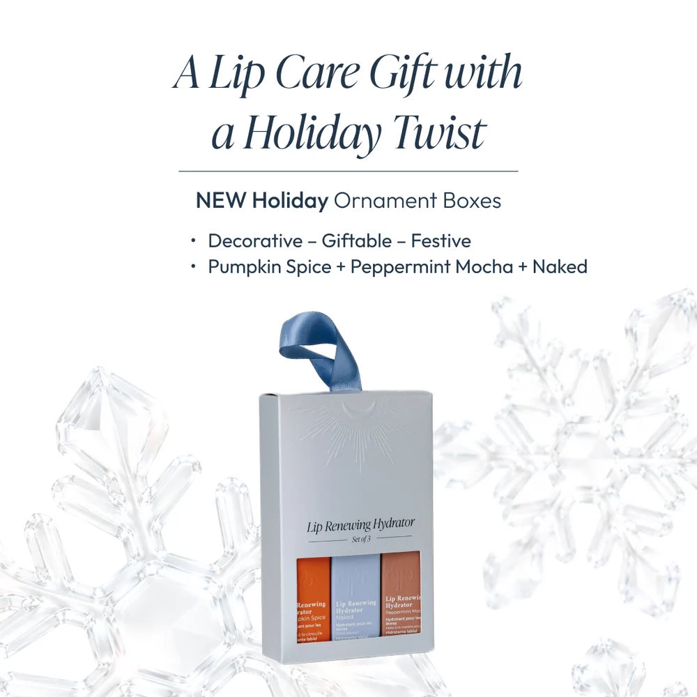 Circadia Seasonal Lip Hydrator Ornament - Set of 3 Pack | HOLIDAY KIT