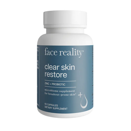 Face Reality Clear Skin Restore - 60 capsules | Zinc + Probiotic