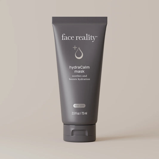 tube of Face Reality HydraCalm Mask on a light grey background
