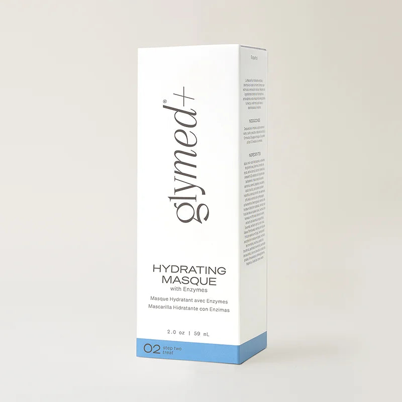 Glymed Hydrating Masque with Enzymes box on white background