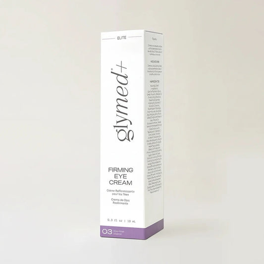 Glymed plus Firming Eye Cream packaging on a light gray background