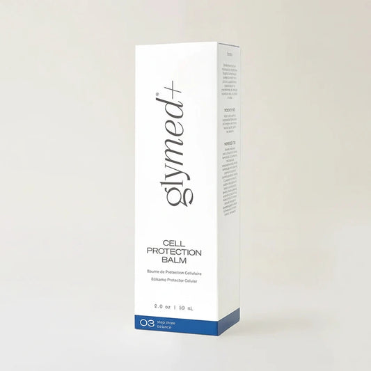 Glymed Plus Cell Protection Balm packaging on a white background