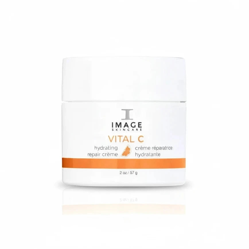 Skincare cream jar with 'Image Skincare' branding on a white background