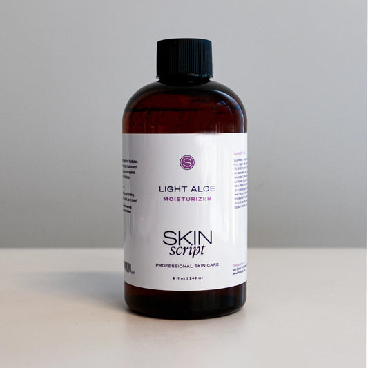 Skin Script Light Aloe Moisturizer 8 oz