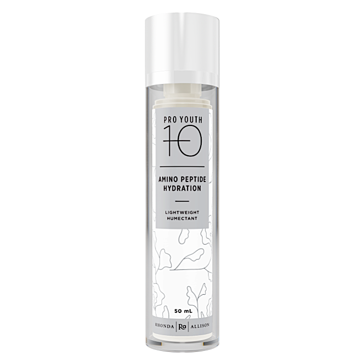 Skincare bottle labeled 'Pro Youth 10' on a white background