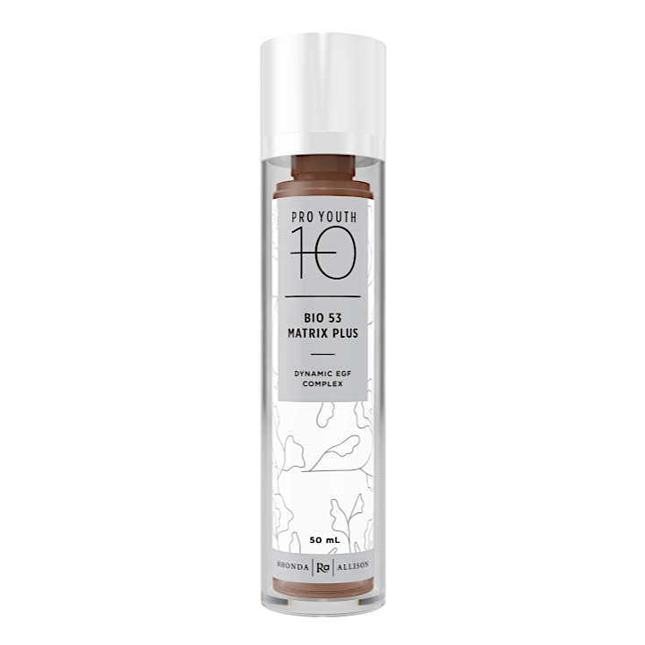 Skincare bottle labeled 'Pro Youth 10' on a white background