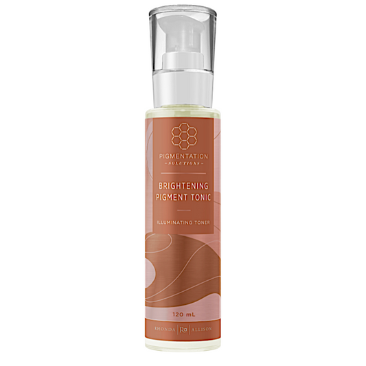 Bottle of Brightening Pigment Tonic on a white background