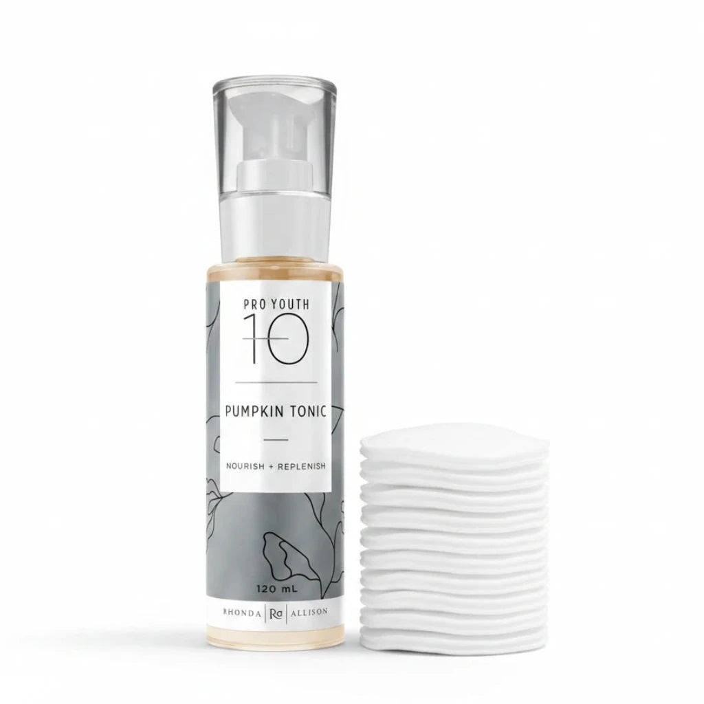 Rhonda Allison Pro Youth 10 Pumpkin Tonic bottle on a white background