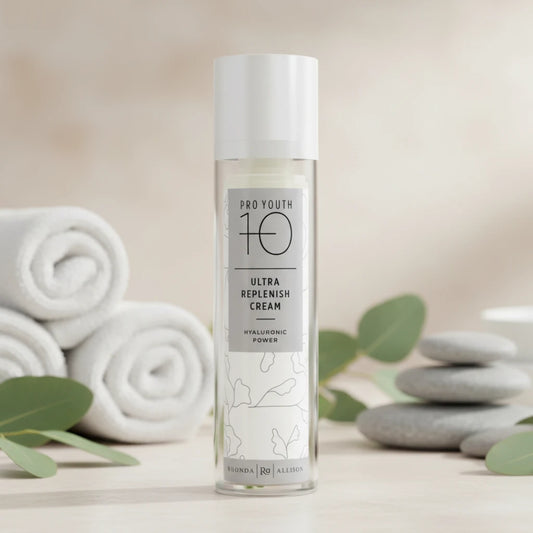 Pro Youth 10 Ultra Replenish Cream bottle on a white background