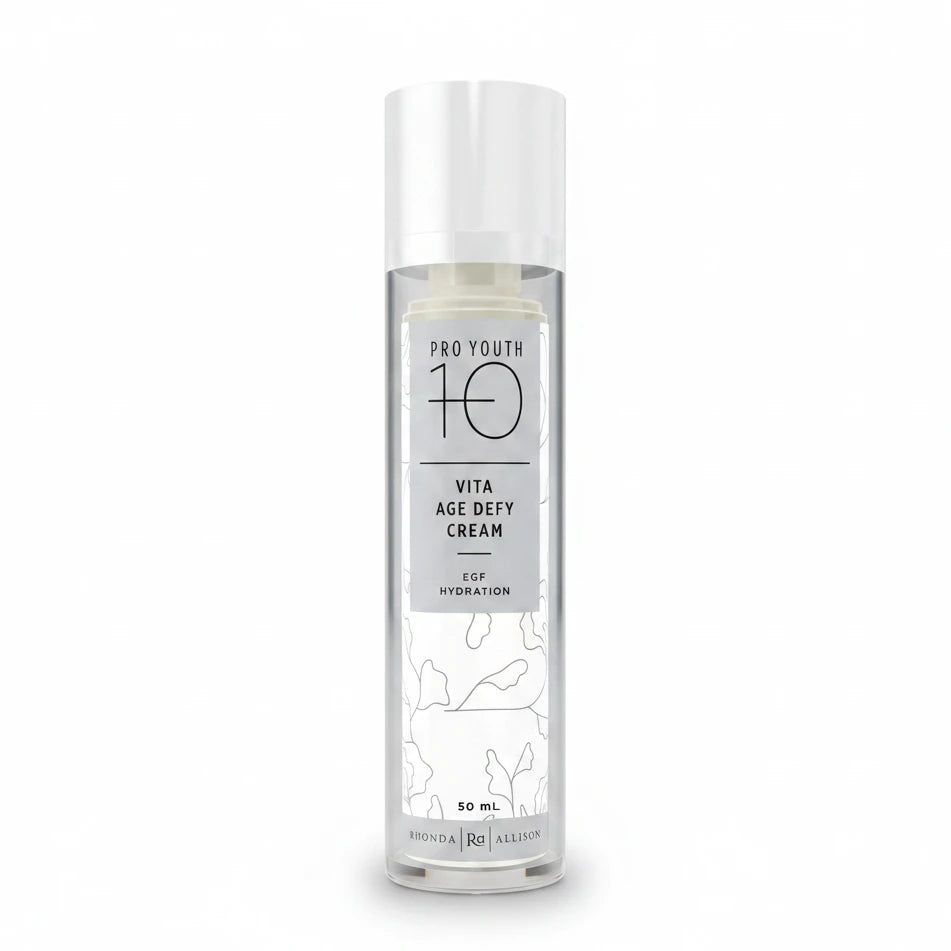 Pro Youth 10 Vita Age Defy Cream bottle on a white background