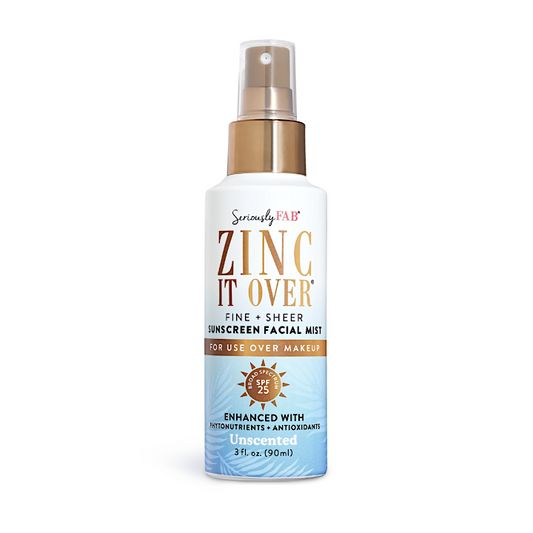 Seriously FAB Zinc It Over® Unscented SPF 25, 3 oz
