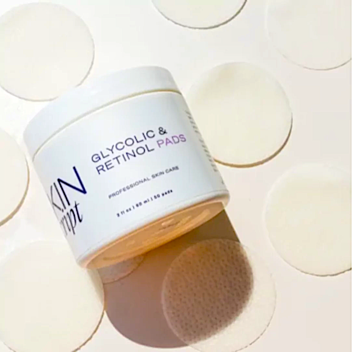 Skin Script Glycolic and Retinol Pads - 50 pads