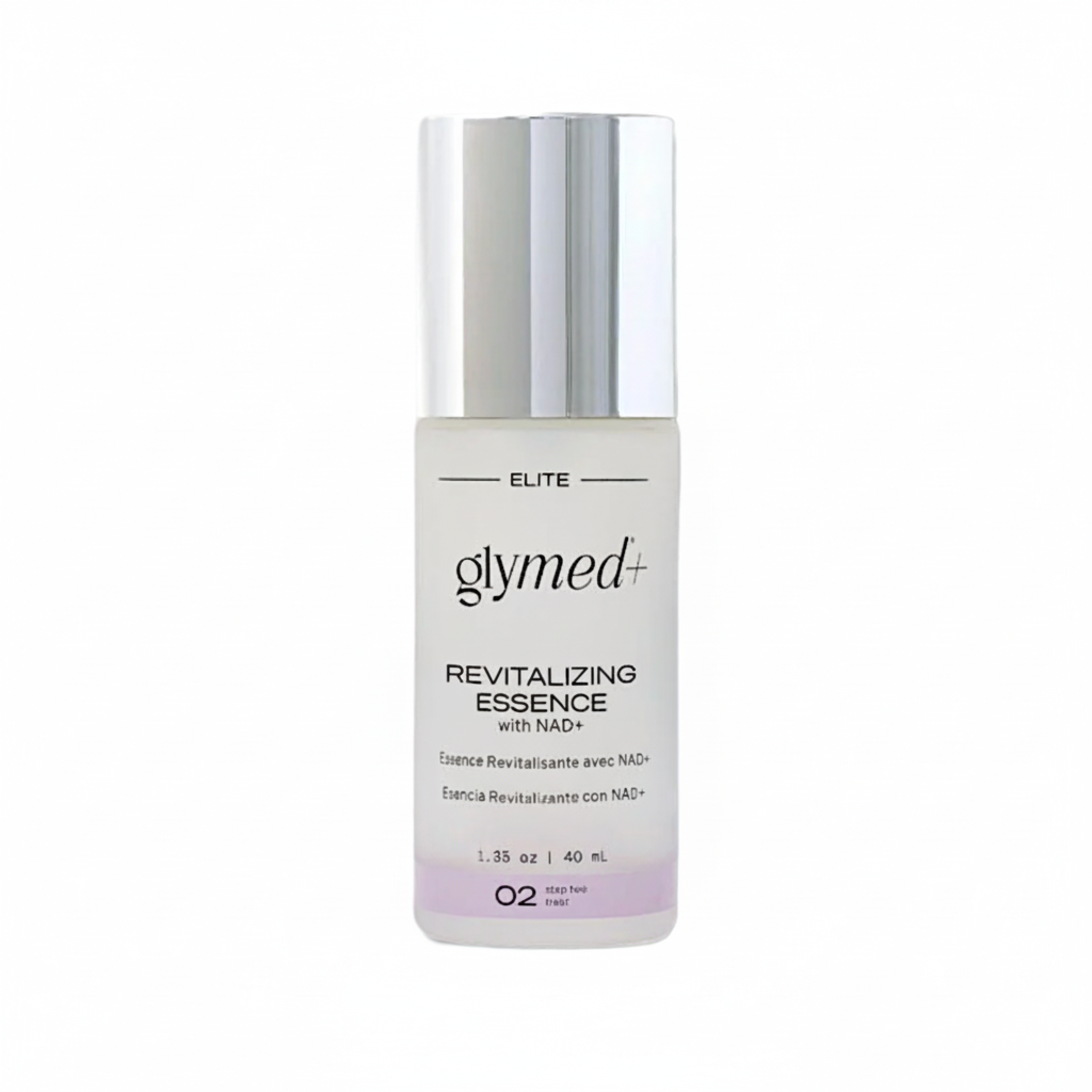 Glymed Plus Revitalizing Essence bottle on a white background