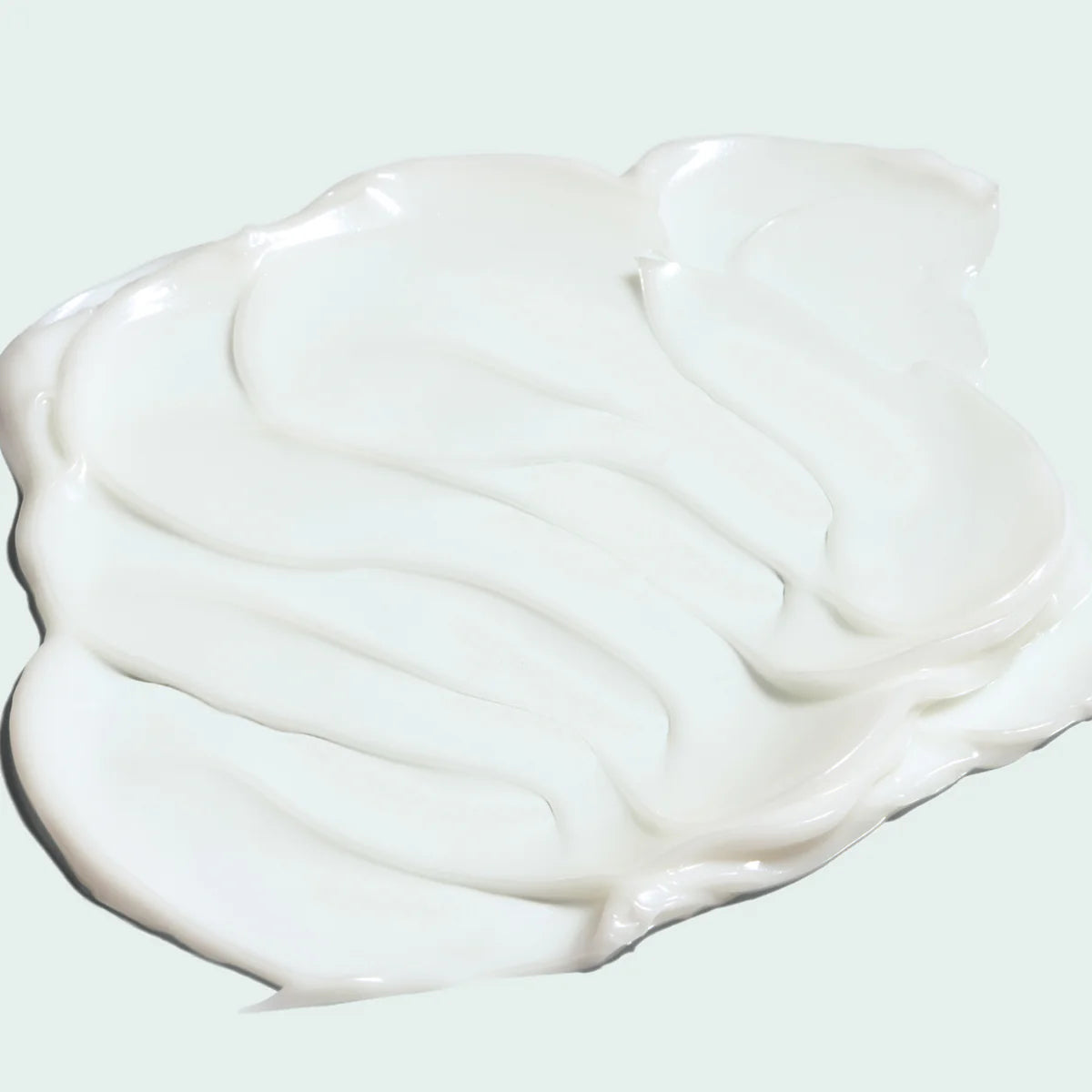 White cream image skincare VITAL-C HYDRATING WATER BURST on a light blue background