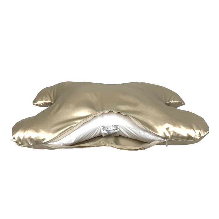 Le Grand Save My Face Pillow - with Satin Champagne Case