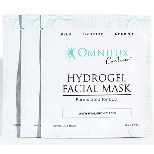 Omnilux Contour Hydrogel Facial Mask - 3 pack