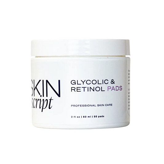 Skin Script Glycolic and Retinol Pads - 50 pads