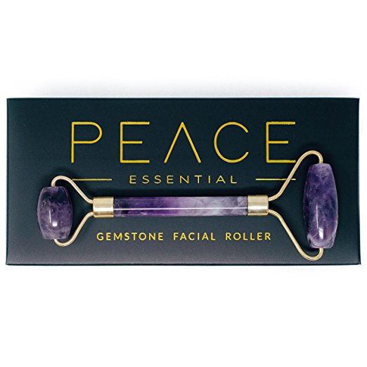 Peace Essential Gemstone Facial Roller - AMETHYST