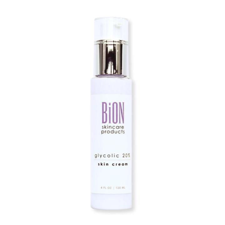 https://sophiescosmetics.com/products/bion-glycolic-20-skin-cream-4-oz