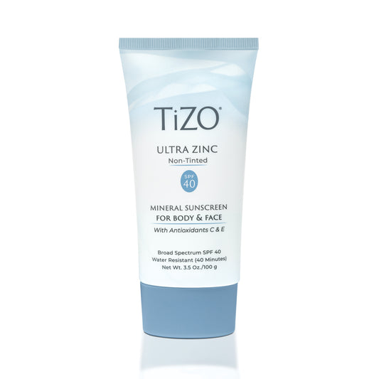 TiZO Ultra Zinc Body & Face Sunscreen SPF 40 (Non-tinted) 3.5 oz