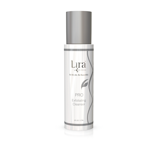 specially formulated pearlescent anti-aging cleanser. Exfoliating Cleanser stimulates and tones skin while removing impurities and naturally brightening tone.